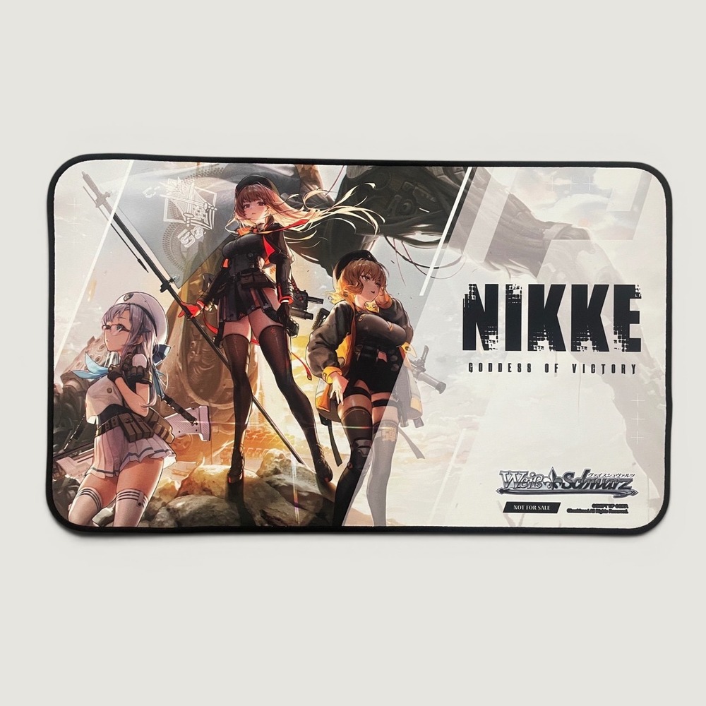 Bushiroad Weiss Schwarz NIKKE Playmat Counters Squad Rapi Anis Neon Promo Mat